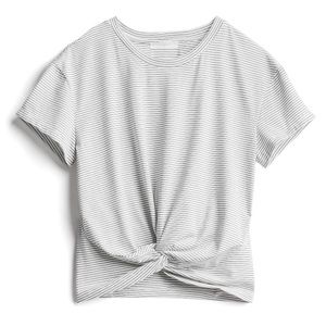 Lush Cropped Knot Front Top